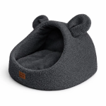 Kukaňa Golden Dog pre psa a mačku s vankúšom – 36 x 38 x 28 cm, grafitová